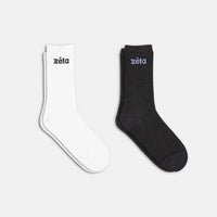 Duo Chaussettes Blanc/Noir